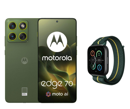 Smartfon / Telefon Motorola edge 70 5G 12/512GB Bronze Green 120Hz + watch fit
